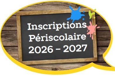 Inscriptions périscolaire 2026-2027